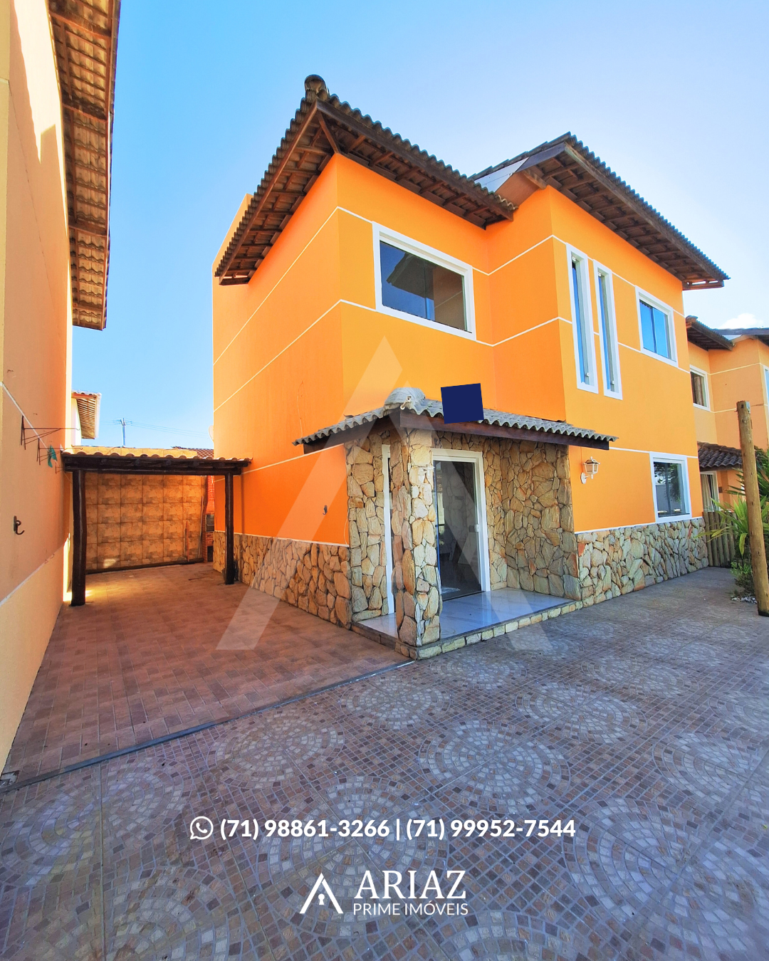 Casa 4/4 para Aluguel à 5 minutos da Praia | Arembepe